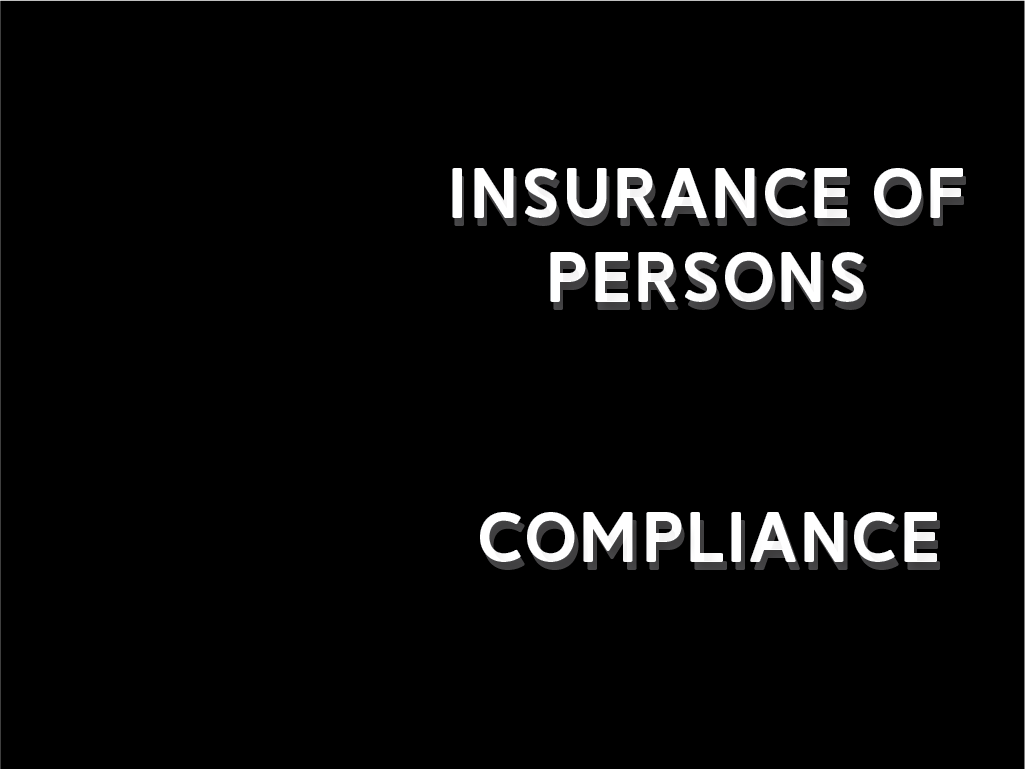 Compliance (10 PDU / 8 PDU) + Insurance of Persons (10 PDU)