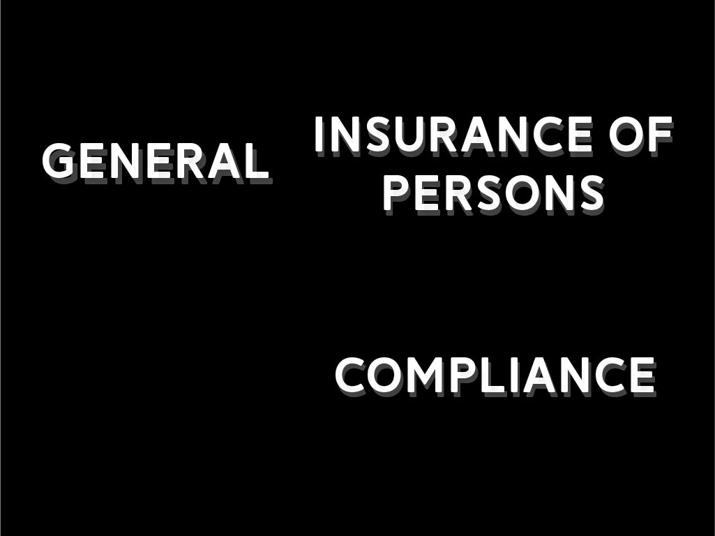 General (10 PDU) + Compliance (10 PDU / 8 PDU) + Insurance of Persons (10 PDU)
