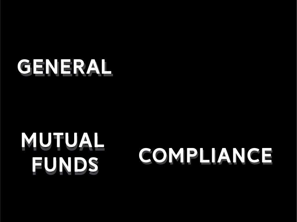 General (10 PDU) + Compliance (10 PDU / 8 PDU) + Mutual Funds (10 PDU)