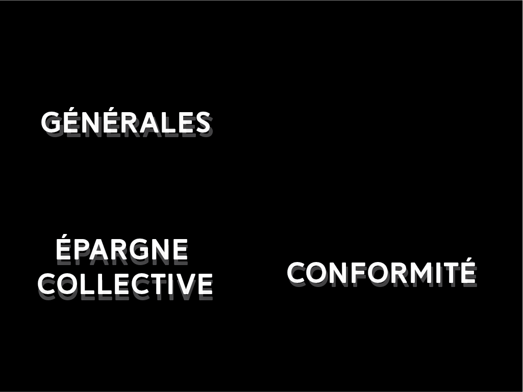 Matières générales (10 UFC) + Conformité (10 UFC / 8 UFC) + Épargne collective (10 UFC)