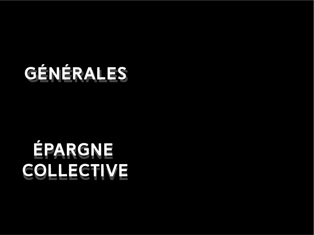 Matières générales (10 UFC) + Épargne collective (10 UFC)